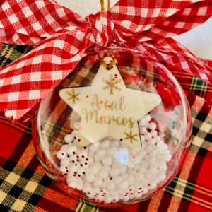 Bola transparente de Navidad