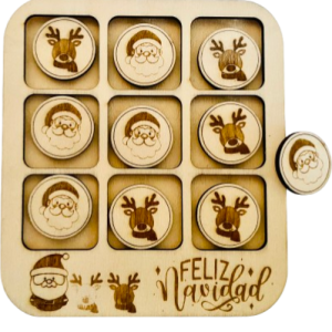 Tres en raya navideño